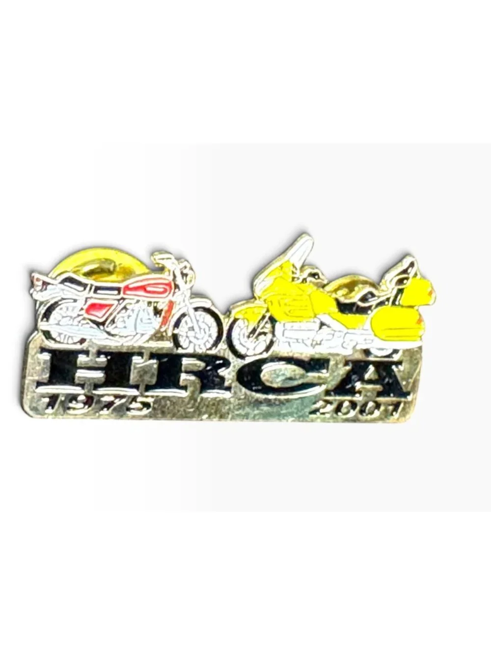 Honda HRCA Commemorative Pin 1975-2001 Gold Wing Bikes Vintage New Condition
